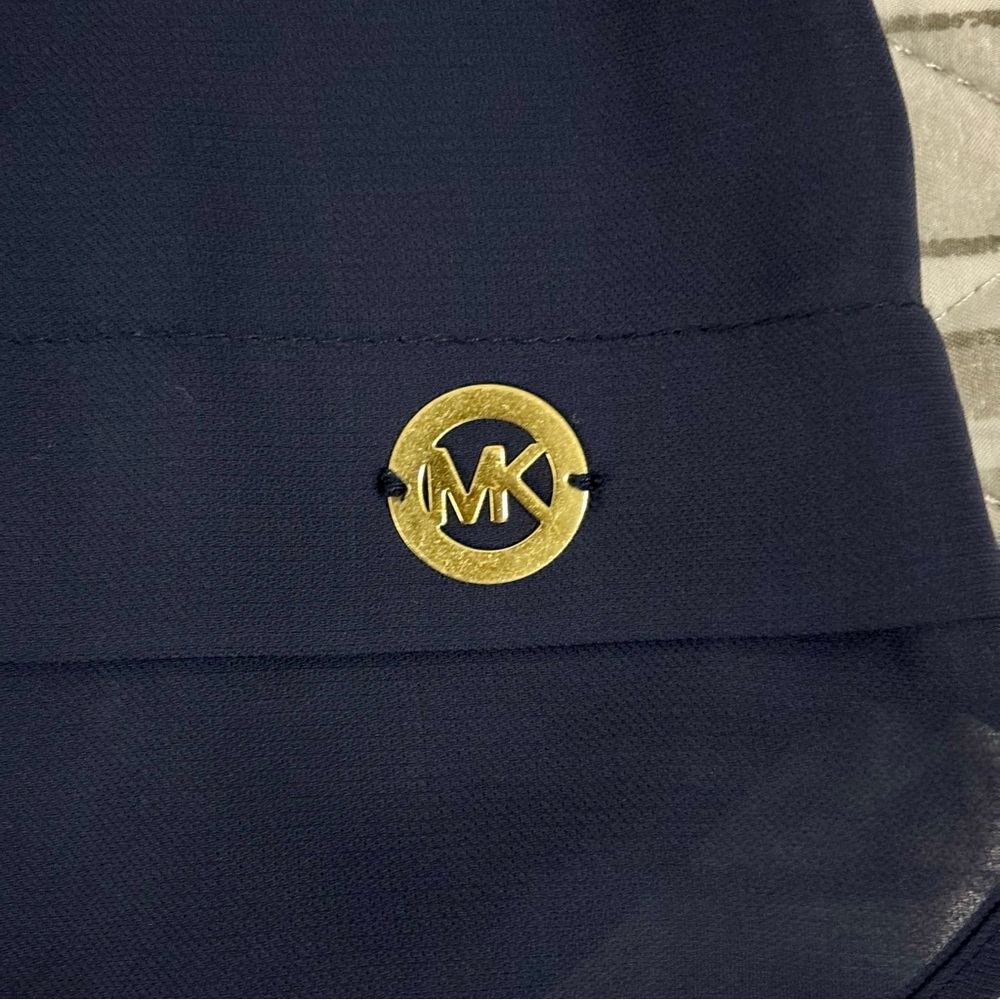 MICHAEL Michael Kors True Navy Sleeveless Top Size Small - Picture 4 of 6